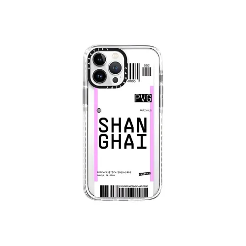 CASETIFY Made Of Polycarbonate City Airline Collection Phone Cases Compatible With IPhone 15/14/13 Series Artsy Style
