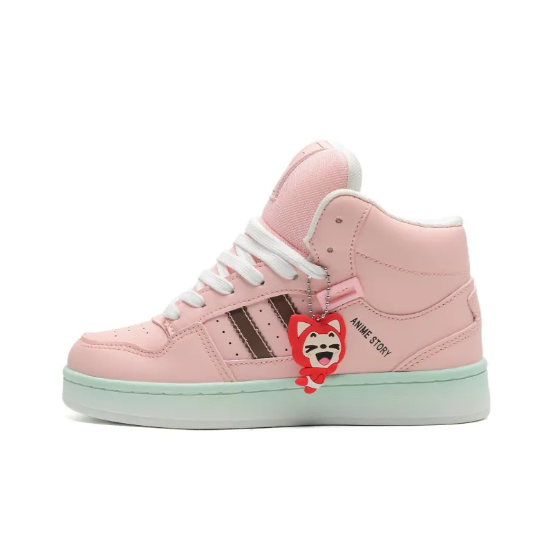 ALI THE FOX Slip Resistant, Abrasion Resistant, Lightweight, Breathable High Top Skateboard Shoes Unisex Box Included-1
