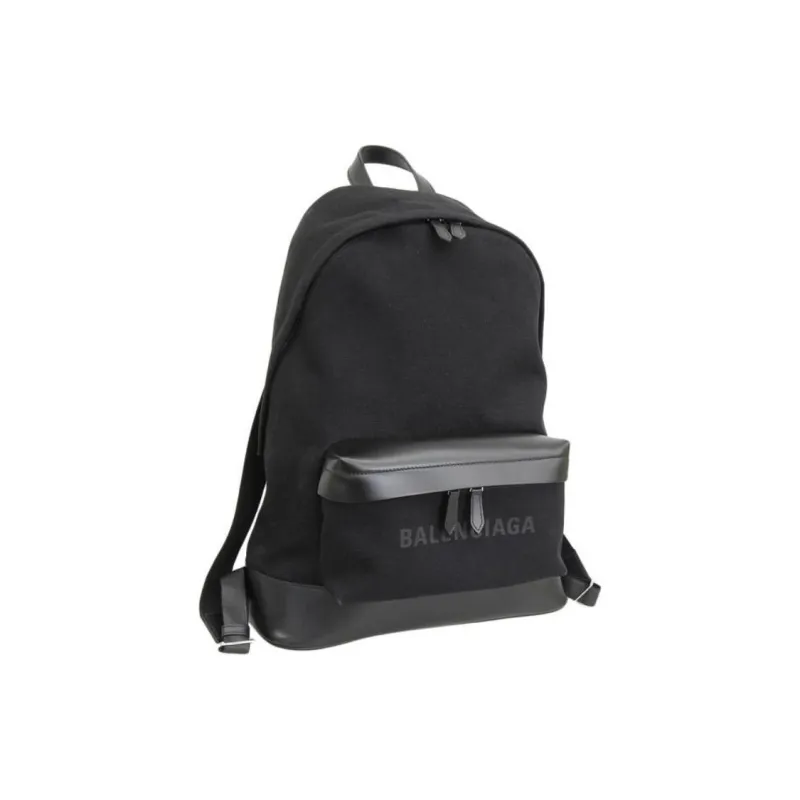 Balenciaga Canvas Backpack Men's Black-1
