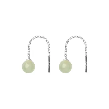 Red All Year Round Chalcedony Stud Earrings Women's
