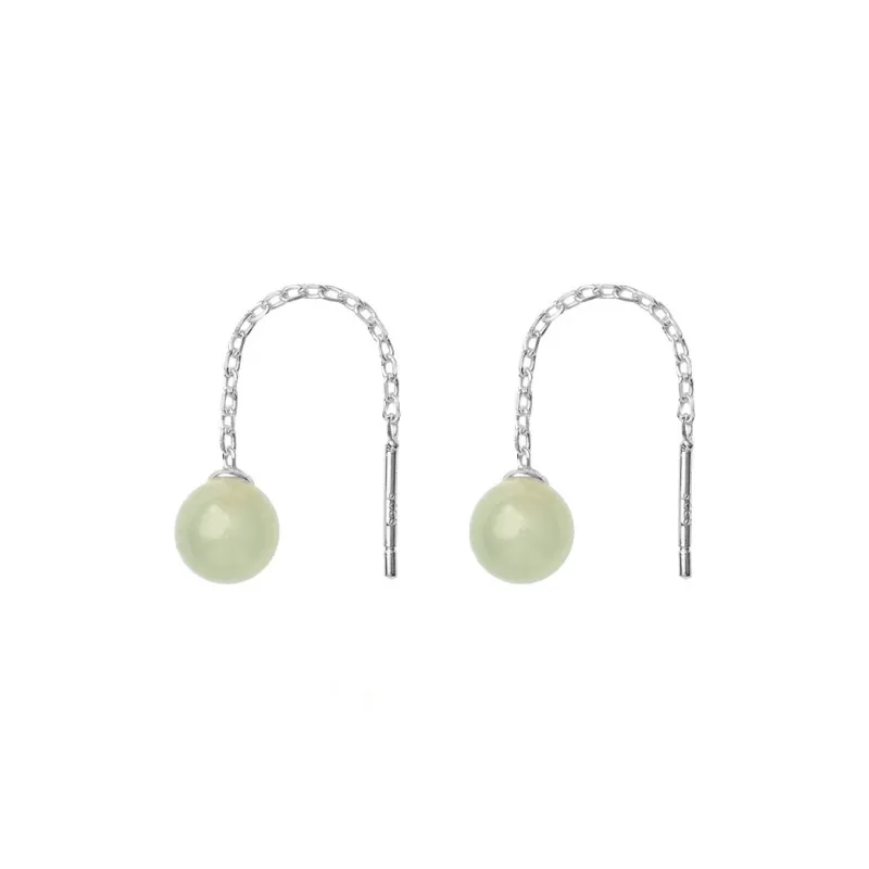 Red All Year Round Chalcedony Stud Earrings Women's-0