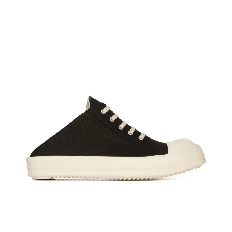 Rick Owens DRKSHDW Porterville Low Top Skateboard Shoes Men's Black-2