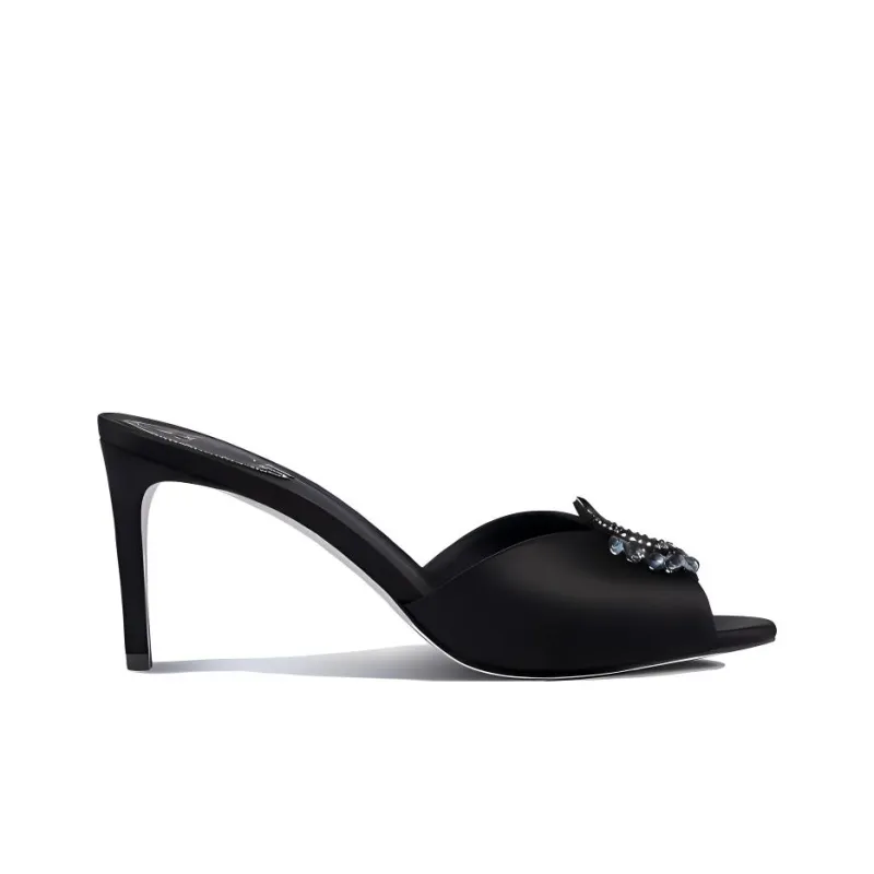 RENE CAOVILLA Chantel Stylish Sandals Women's Black-2