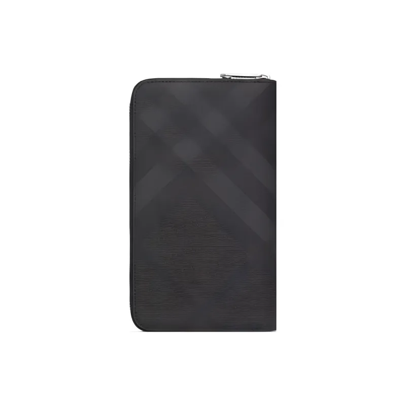 Burberry Cotton Wallets Clutches Men's Black-3