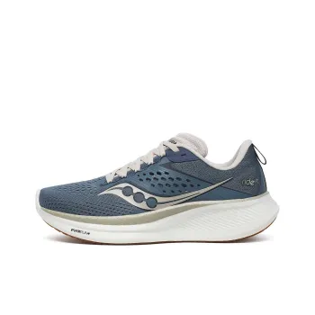 Saucony Anti Slip Wear Resistant Low Top Running Shoes Women's Gray Blue