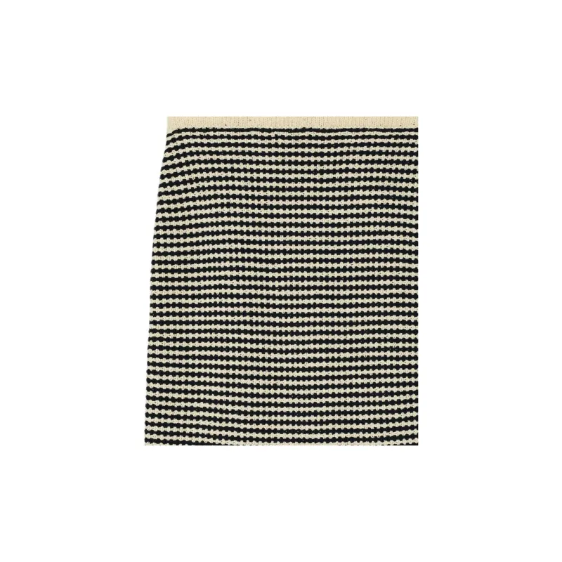TORY BURCH Crochet-knit Drawstring Midi Skirt-2