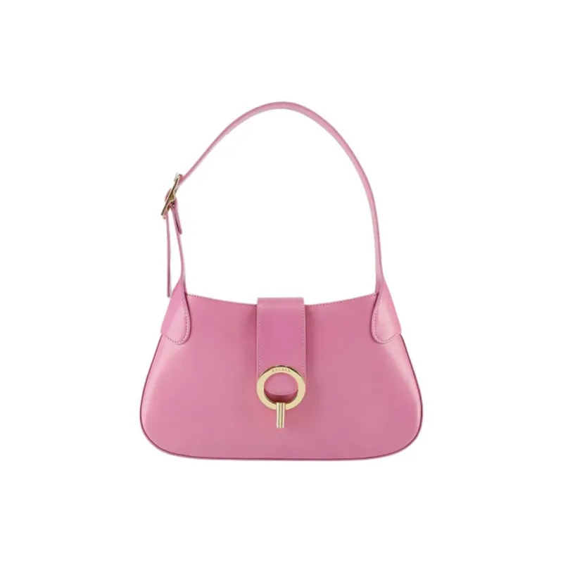 Sandro Cow Leather Handbag Shoulder Bag Small Size Women's Pink-0