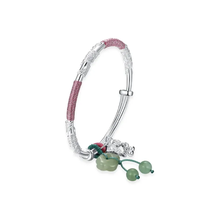 Chongqing Gold Store 999 Fine Silver Sterling Silver Bracelets Women's-0