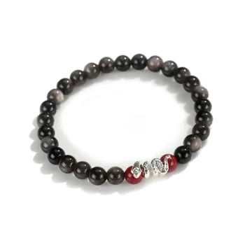 Jinghua Record Obsidian Bracelets Unisex
