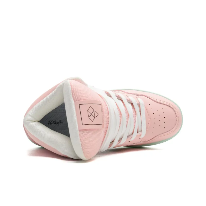 ALI THE FOX Slip Resistant, Abrasion Resistant, Lightweight, Breathable High Top Skateboard Shoes Unisex Box Included-2