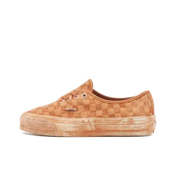 Authentic Premium Vans 44 'Dip Dye Checkerboard Marmalade Orange' Women's