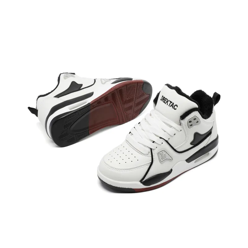 ABCYLM Slip Resistant Cushioning Impact Resistance Abrasion Resistant High Top Skateboard Shoes Unisex-9