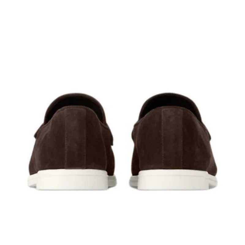 LOUIS VUITTON Estate Loafers Men's Brown-4