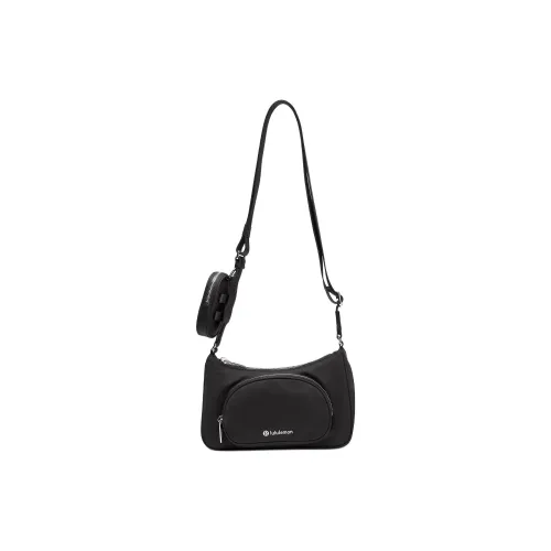 Lululemon Recycled Nylon Shoulder Bag Crossbody Bag Women's Black