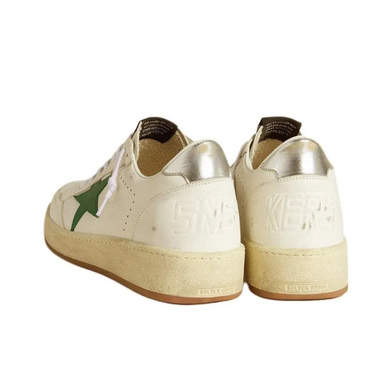 Golden Goose Ball Star 2 Low Top Skateboard Shoes Men's White-2