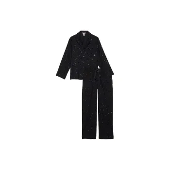 Victoria's Secret THE MIX Pajama Set Women's Black