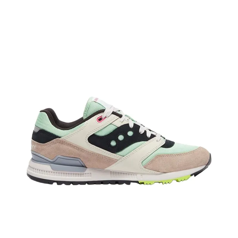 Saucony COURAGEOUS Cushioning, Wear Resistant Low Top Running Shoes Men's Brown Green-1