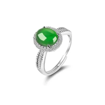 Jade Is Boundless Ice Glutinous Jadeite Rings Women's