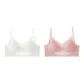 2 Pack (White+Pink)