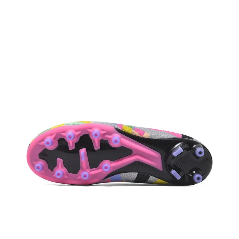 MEKY AG Rubber Short Studs Soft Ground Artificial Ground Natural Ground Cushioned Slip Resistant Soccer Shoes Unisex-14