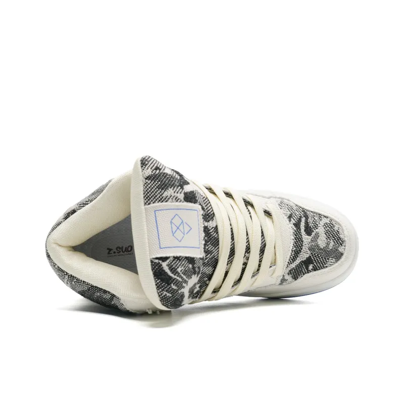 Z.SUO Full Coverage Warm Slip Resistant Cushioning Height Increasing High Top Skateboard Shoes Unisex Box Included-17