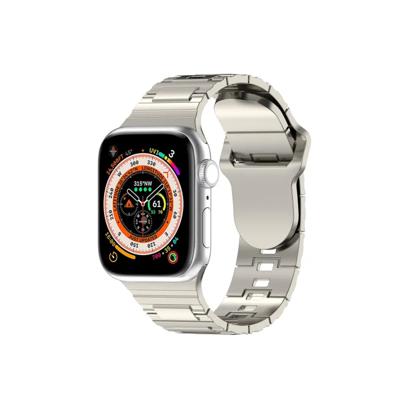 Bevichi Apple Compatibility Watch Band Metal-7