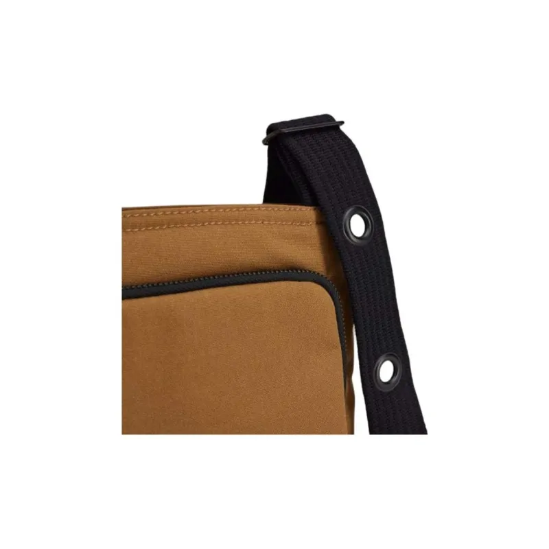 Y 3 Recycled Polyester Plain Weave Fabric Crossbody Bag, Shoulder Bag Regular Unisex Desert Brown-4