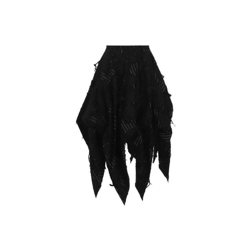 Yohji Yamamoto FW24 Casual Short Skirts Women's Black-1