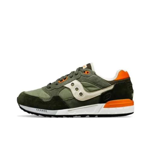 Saucony Shadow 5000 Anti Slip Wear Resistant Low Top Running Shoes Men's Green