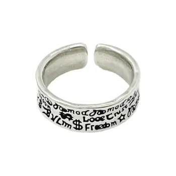 BKBU Titanium Steel Rings Unisex