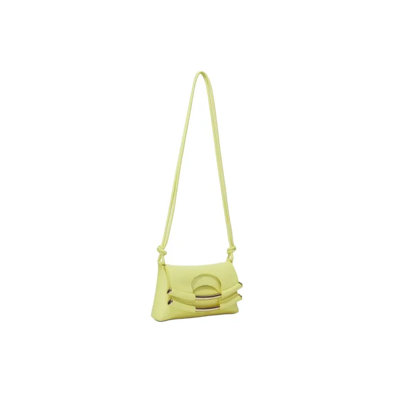 PROENZA SCHOULER Lambskin Crossbody Bag Shoulder Bag Small Size Women's Yellow-1