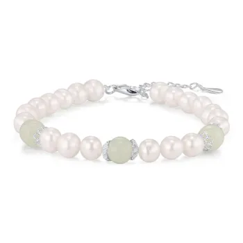 CHINA GOLD Bracelets White Jade/Pale Greenish White Jade Women's