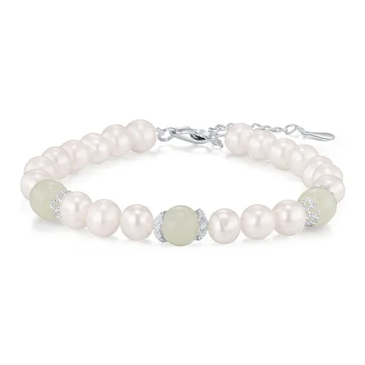 CHINA GOLD Bracelets White Jade/Pale Greenish White Jade Women's-0