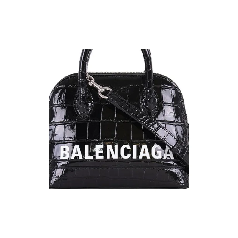 Balenciaga Leather Handbag, Crossbody Bag Extra Small Women's Black-2