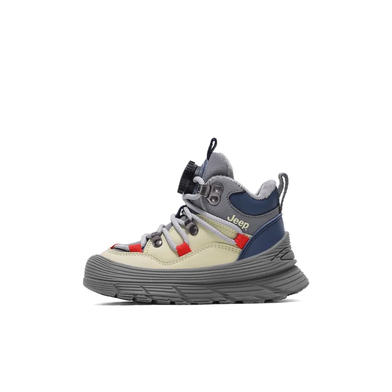 Jeep Kids Lifestyle Shoes Beige Gray Blue Kids'-0