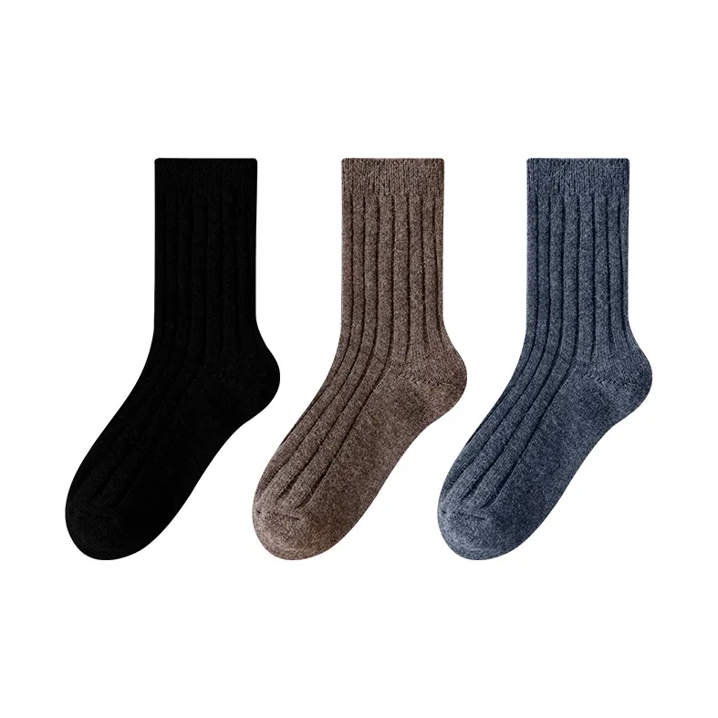 AOKANG Mid Calf Socks Men's 3 Pack-12