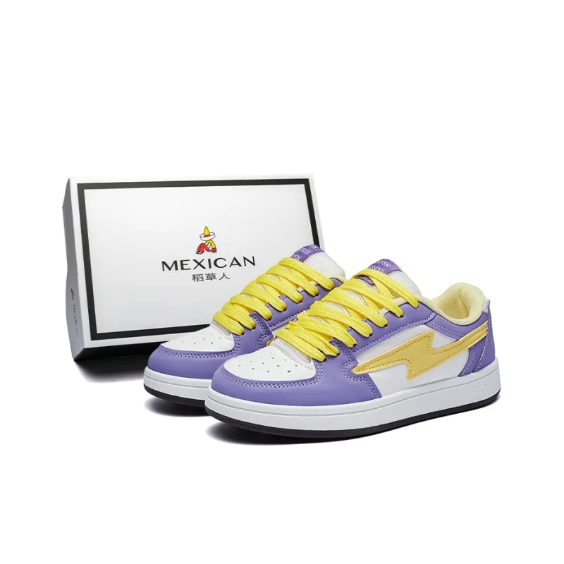 MEXICAN Abrasion Resistant Low Top Skateboard Shoes Women's-12