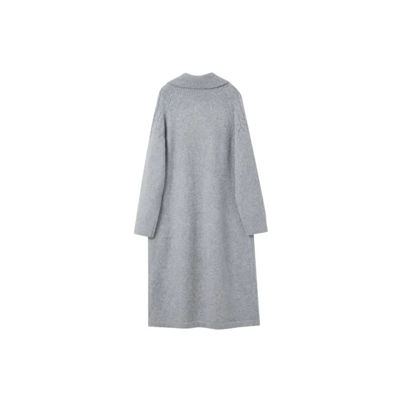 3COLOUR Long Sleeved Dress Women's Heather Gray-1