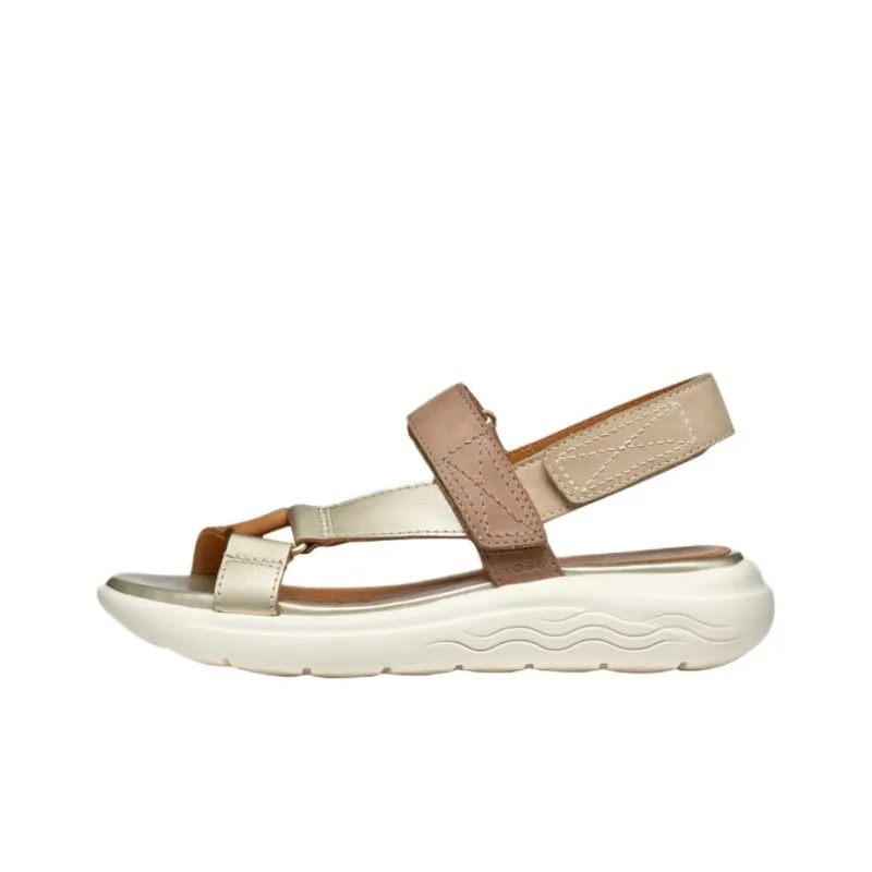 GEOX Spherica EC5W Beach Sandals Women's Gold Umber-0