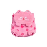 Polka Dot Cat Plush Backpack-Headphone Black Cat