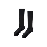 [1 Pack]JK Calf Socks, Black