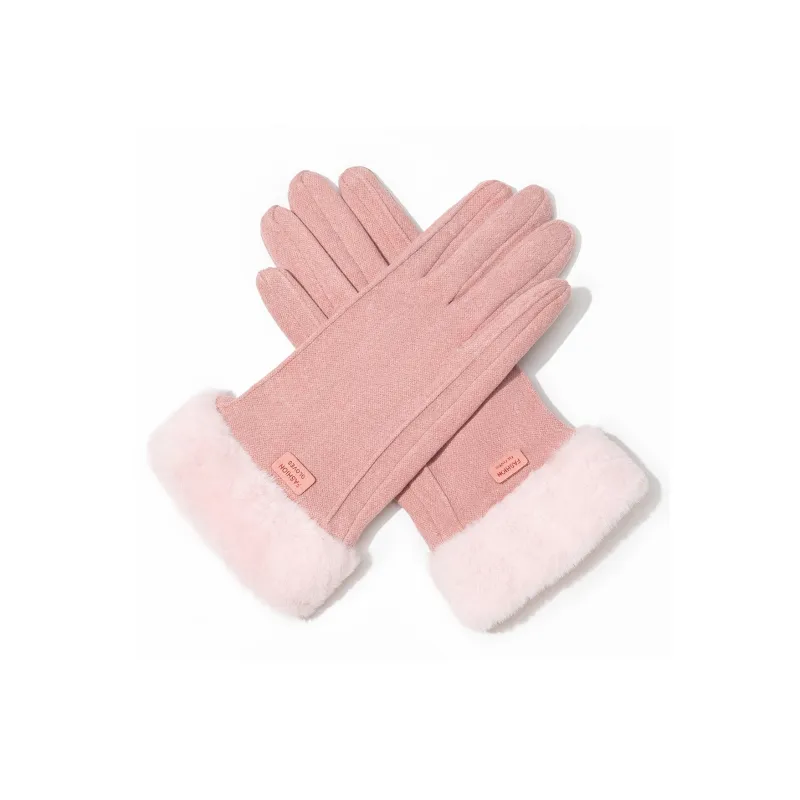 Shanghai Story Polyester Knit Gloves Women's-1