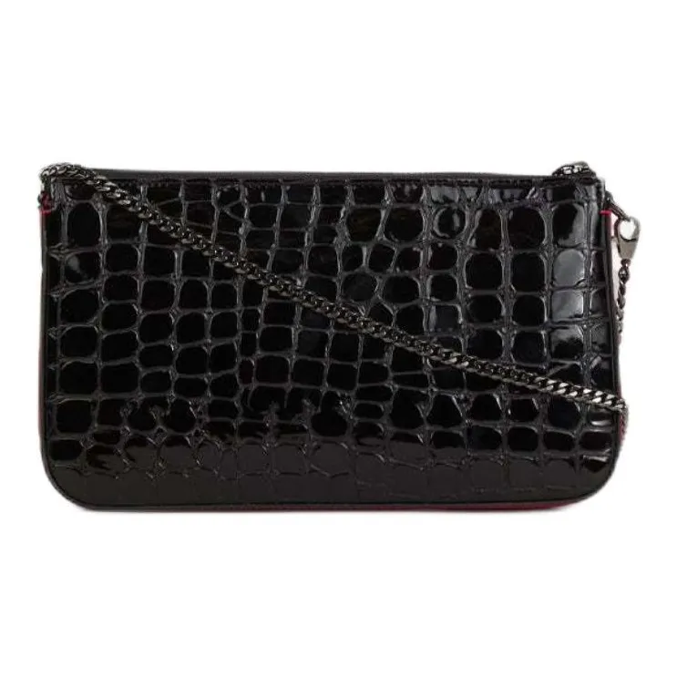 CL LUBOTING Leather Crossbody Bag Shoulder Bag Women's Black-2