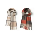 2 Pack (Pink Gray Plaid+Red Camel Plaid)