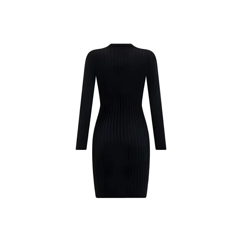 DVF Diane Von Furstenberg Vernoique Ribbed Midi Dress-1