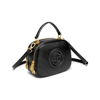 GELANDAI PU Shoulder Bag, Crossbody Bag, Handbag Women's Black