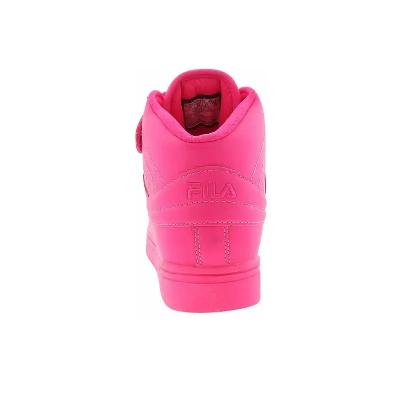 FILA Vulc 13 Anti-Slip Wear-Resistant Mid-Top Skateboard Shoes Women's Pink-4