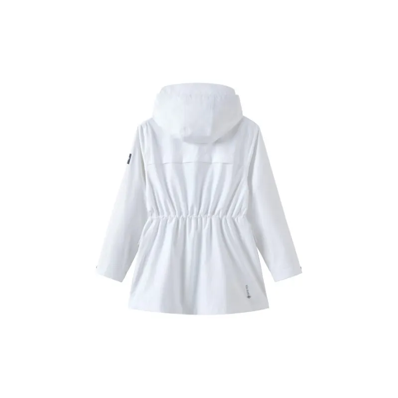 AIGLE Water Resistant Windproof Breathable Windbreaker Jacket Women's Ultra Bright White-1
