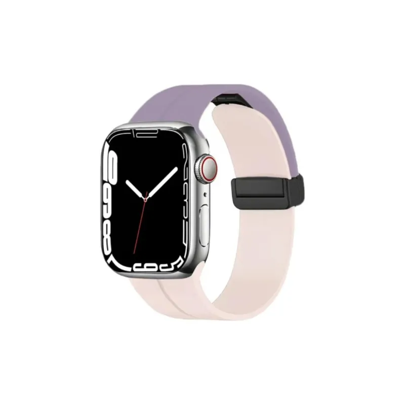 Bevichi Watch Band Apple Compatibility Silicone Material-8