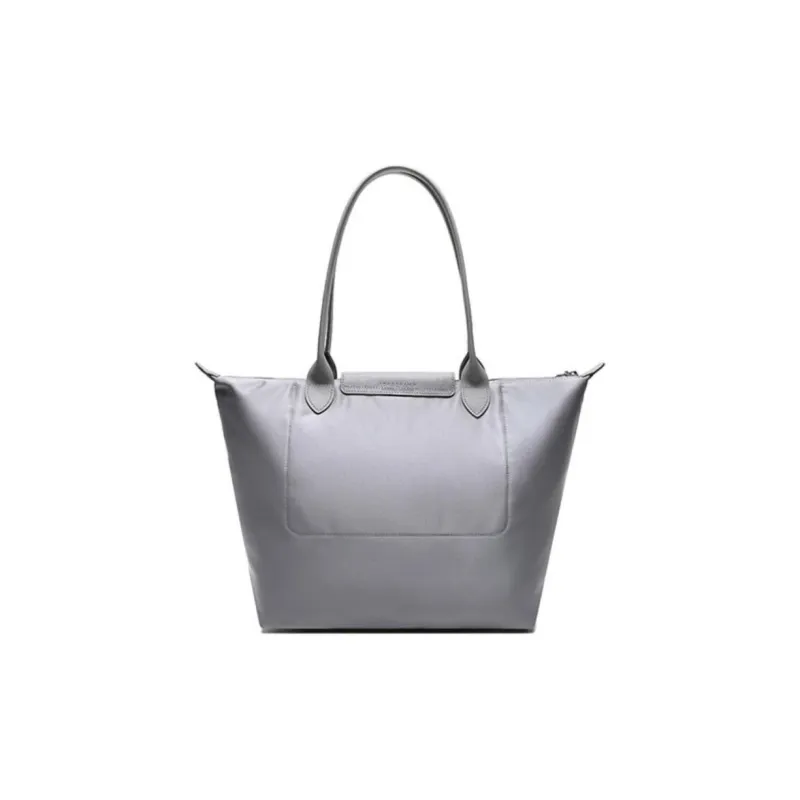 LONGCHAMP Le Pliage Néo Fabric Handbag Shoulder Bag Women's Cement Gray-3